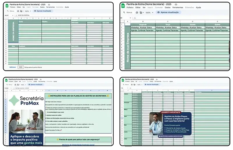Agenda sob controle