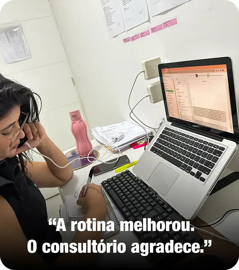 Mais pacientes particulares e agenda cheia